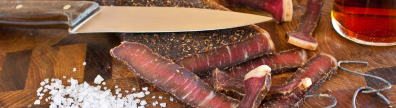 Cape Wine & Food shop - South African snacks - biltong, droewors & boerewors