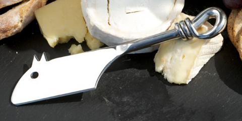 Polished Knot Cheese Mouse Knife