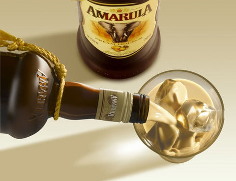 Amarula bottle & glass set